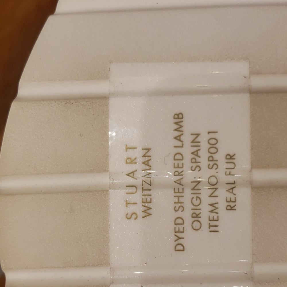 NWT 9.5 STUART WEITZMAN McKenzee BEIGE BOOTS - Picture 10 of 12